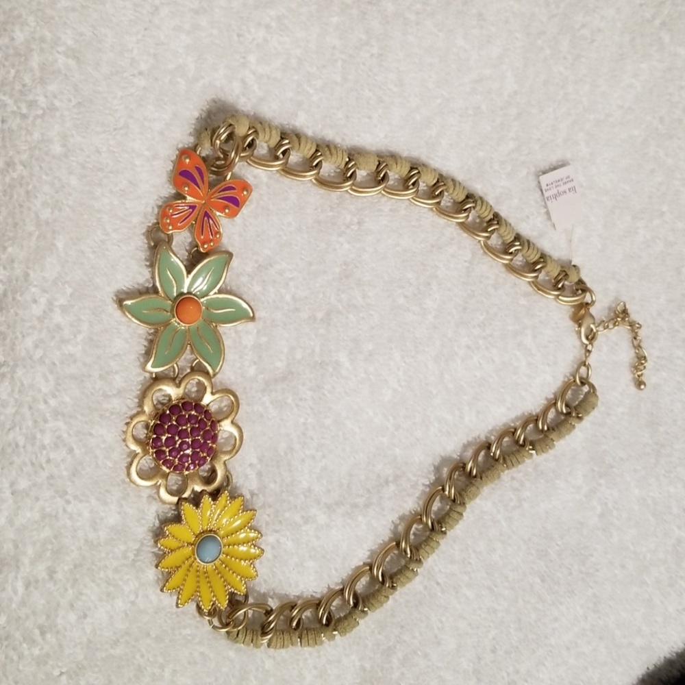 NWT Lia Sophia statement necklace